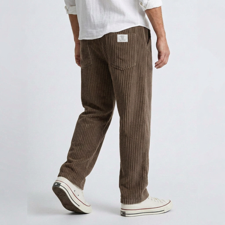 Evan - Pantalon Large en Velours Côtelé Henri Lyon