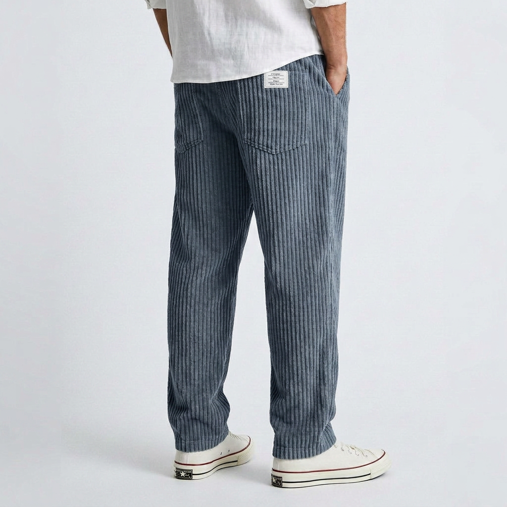 Gautier - Pantalon Large en Velours Côtelé Henri Lyon