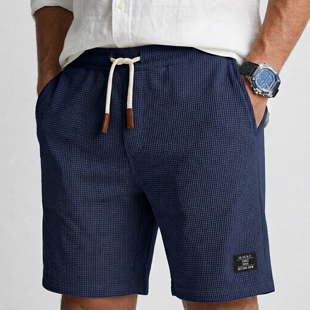 Victor - Short Décontracté en Maille Texturée Henri Lyon