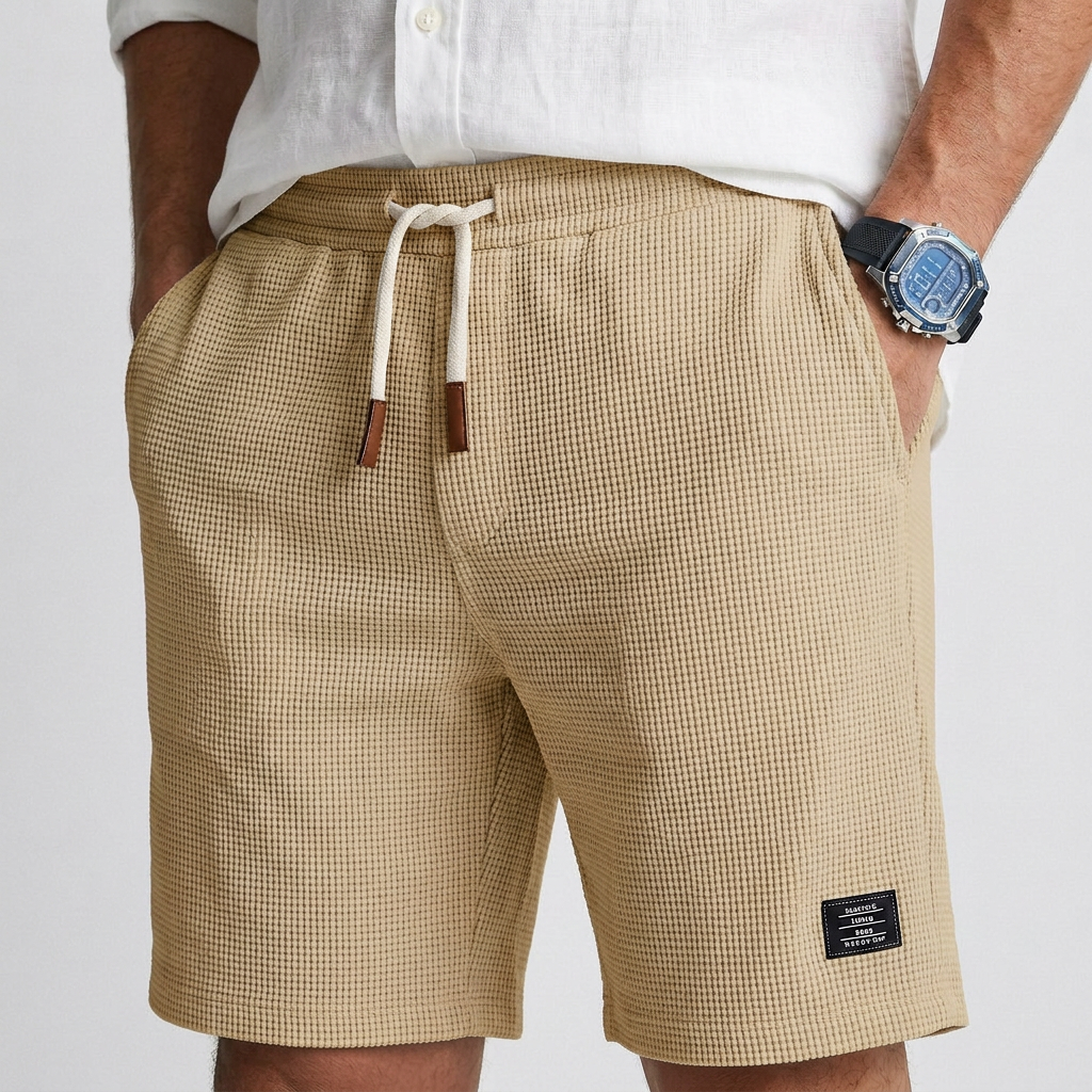 Théo - Short Décontracté en Maille Texturée Henri Lyon