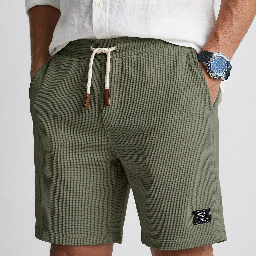 Tom - Short Décontracté en Maille Texturée Henri Lyon