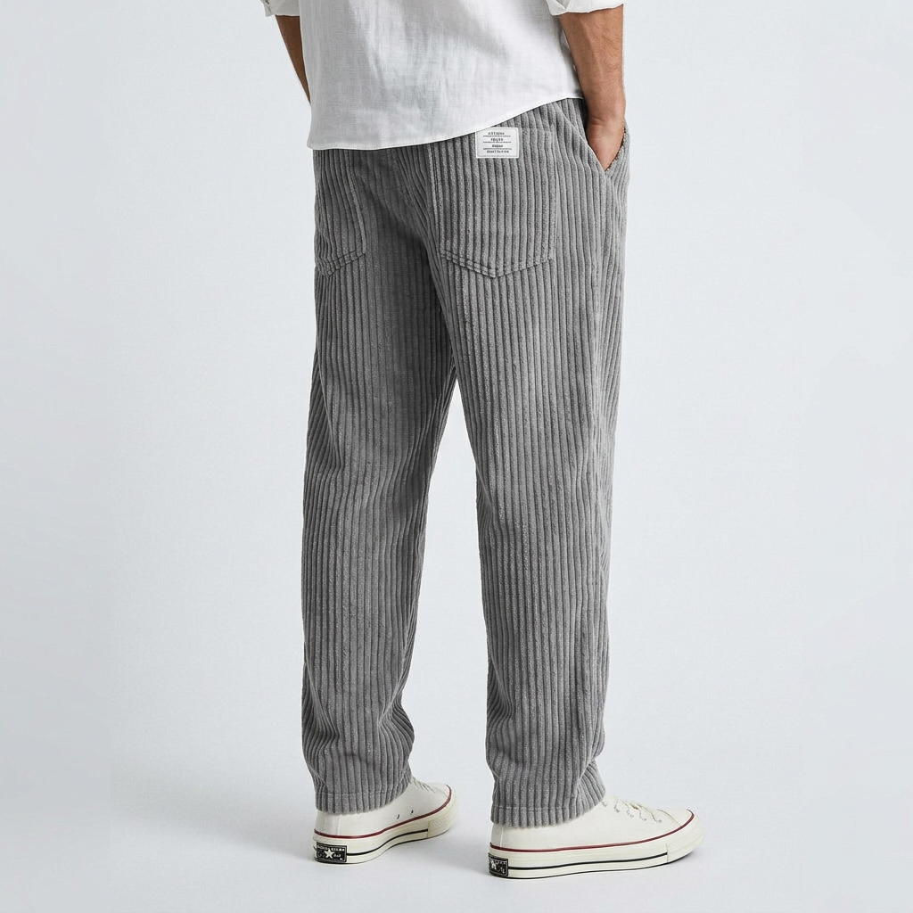 Florent - Pantalon Large en Velours Côtelé Henri Lyon