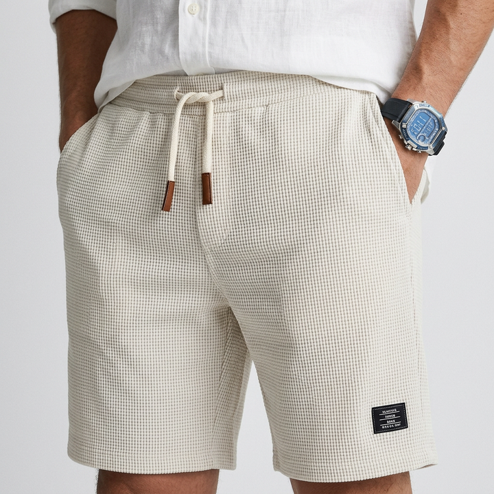 Malo - Short Décontracté en Maille Texturée Henri Lyon