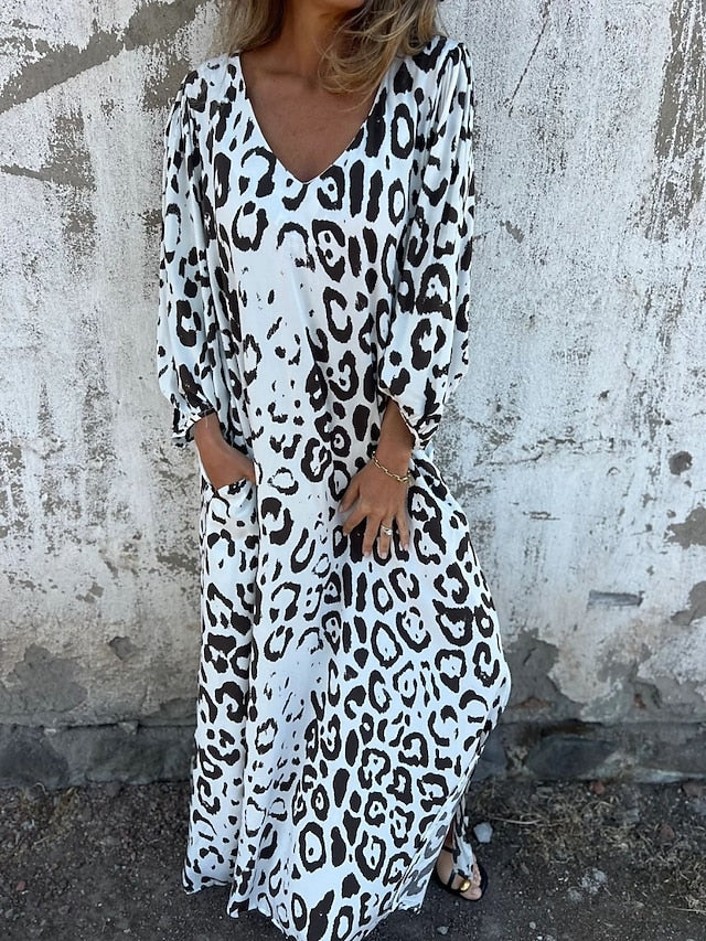 Jessa - Robe Maxi Léopard Henri Lyon
