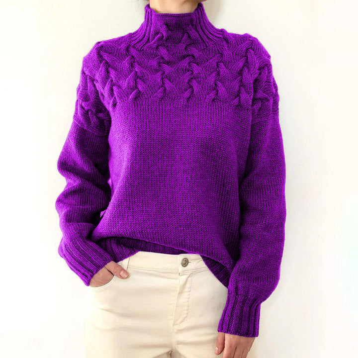 Elena | Pull Col Roulé Chaud Henri Lyon