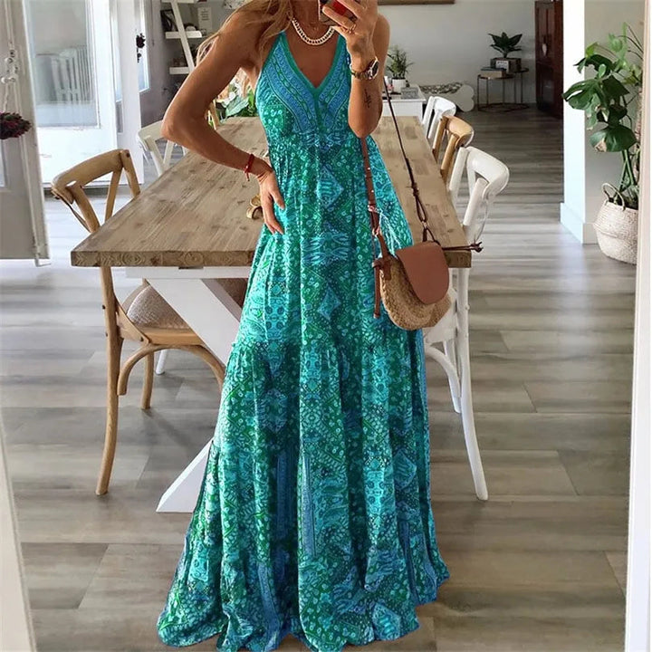 Gweneth - Robe sans manches Boho Henri Lyon