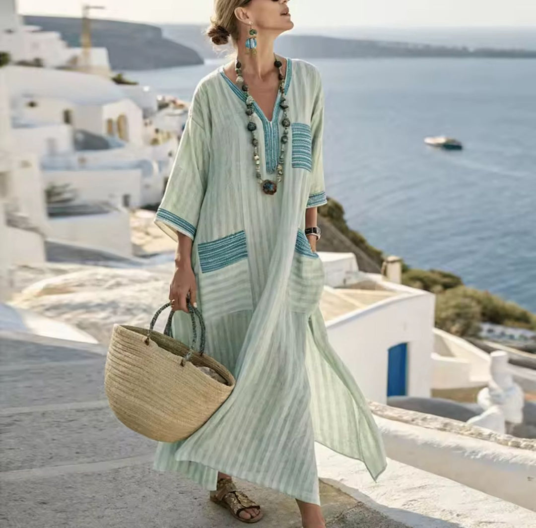 Robe Longue Élégante Mary pour un Look d'Été Stylé Henri Lyon