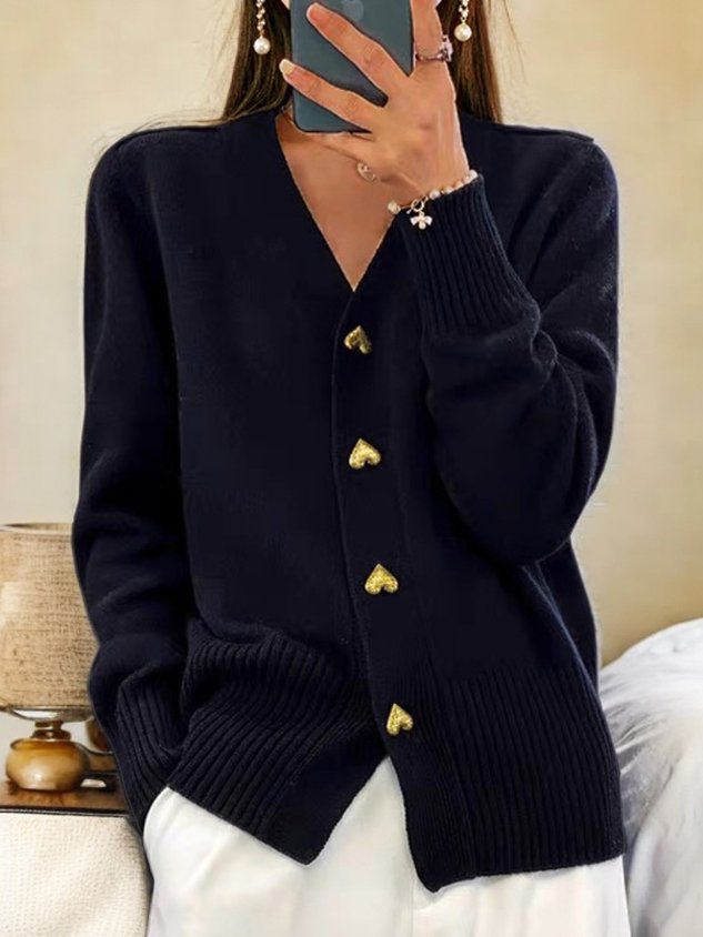 Amy | Cardigan Élégant en Maille Henri Lyon