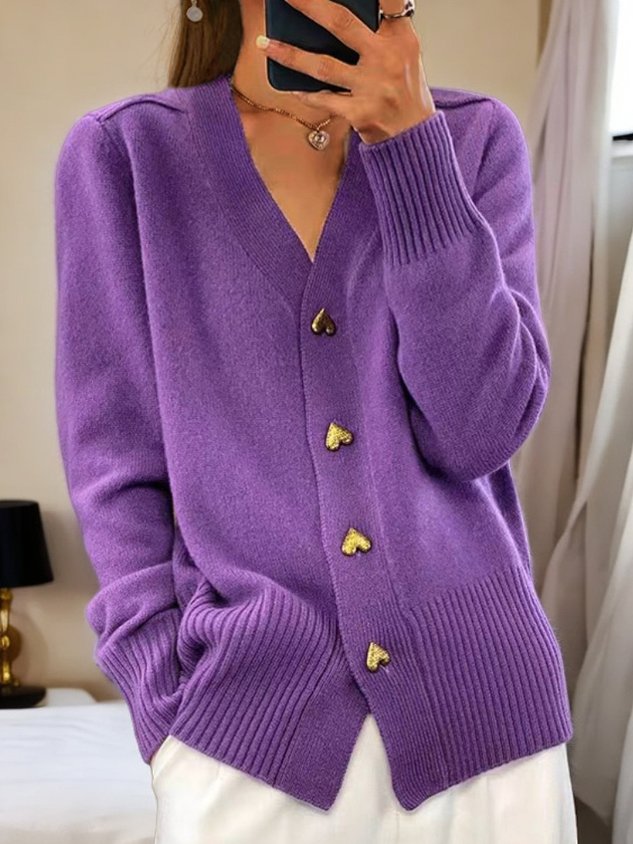 Amy | Cardigan Élégant en Maille Henri Lyon