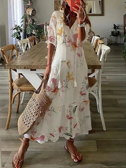 Michaela - Robe Boho avec Couverture du Ventre Henri Lyon