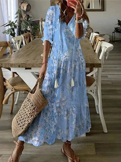 Michaela - Robe Boho avec Couverture du Ventre Henri Lyon