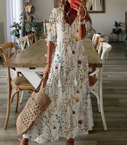Michaela - Robe Boho avec Couverture du Ventre Henri Lyon