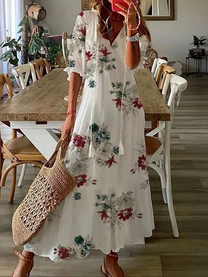 Michaela - Robe Boho avec Couverture du Ventre Henri Lyon